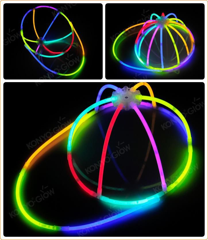 Glow Plastic Cap for Night Culb, Christmas (MZK5200)