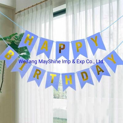 China Supplier Wedding Decoration or Birthday Party Hanging Banner for Background Decoration