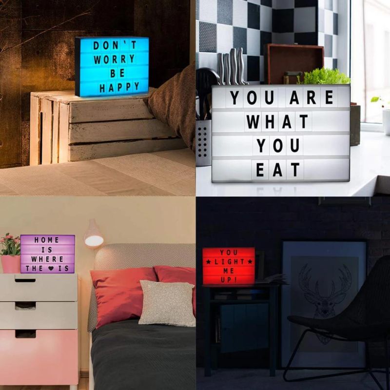 Colorful LED Cinema Light Box