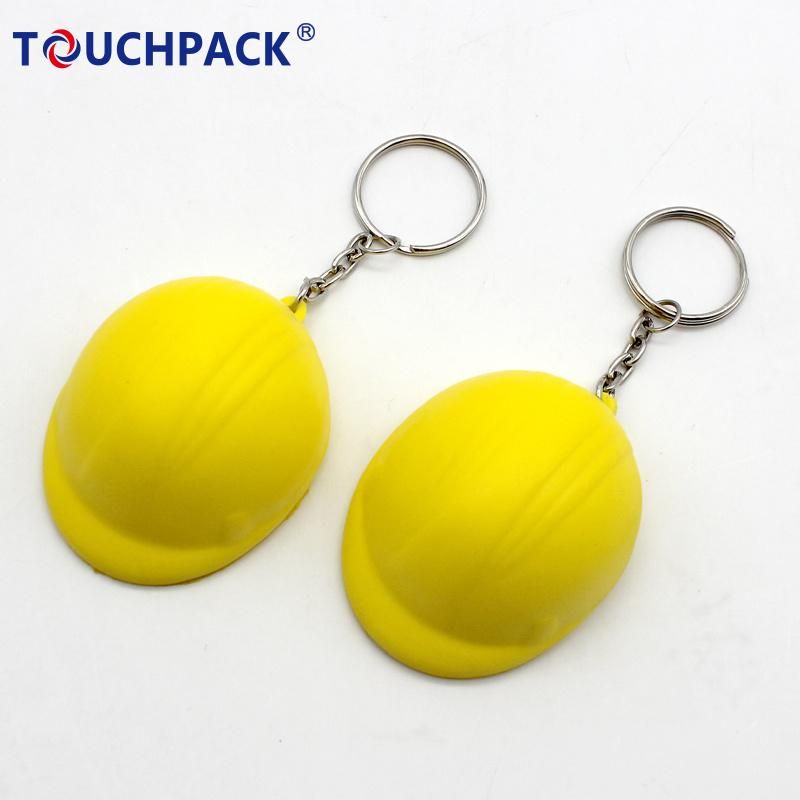 Soft PU Stress Toy with Keychain Ring
