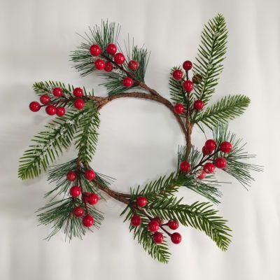 Christmas New Design Wreath for Holiday Wedding Party Decoration Supplies Hook Ornament Craft Gifts