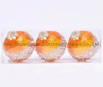 New Design Christmas Ball for Holiday Wedding Party Decoration Supplies Hook Ornament Craft Gifts