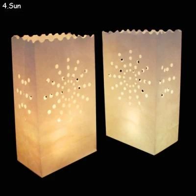 Fireproof Luminaria Paper Candle Lantern Bag for Wedding Decoration Festival