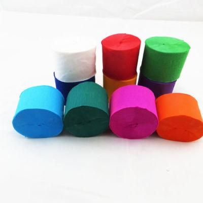 Cheap Party Decoration Crepe Paper Streamer Party Streamer