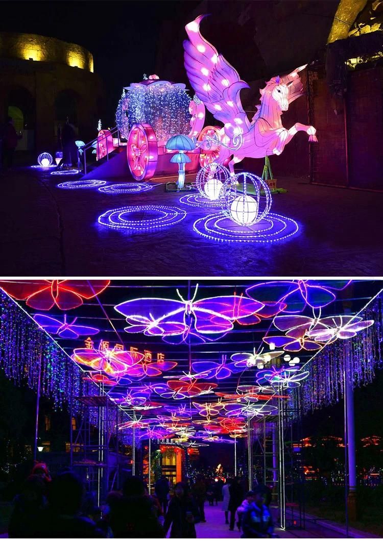 Outdoor Large LED Ramadan Decoration Motif Light for Eid Decoration
