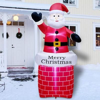 Customized Inflatable Christmas Snowman Halloween Inflatable Outdoor Christmas Santa Claus