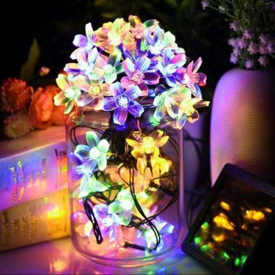 Cheap Price Wholesale Factory Direct Sale Lovey Multicolor Cherry Solar Light