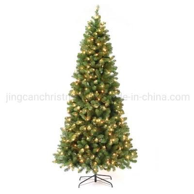 Best Choice Round PVC Christmas Tree with Wram Lights