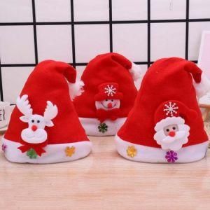 2020 Wholesale Cotton Christmas Caps Mini Santa Hat