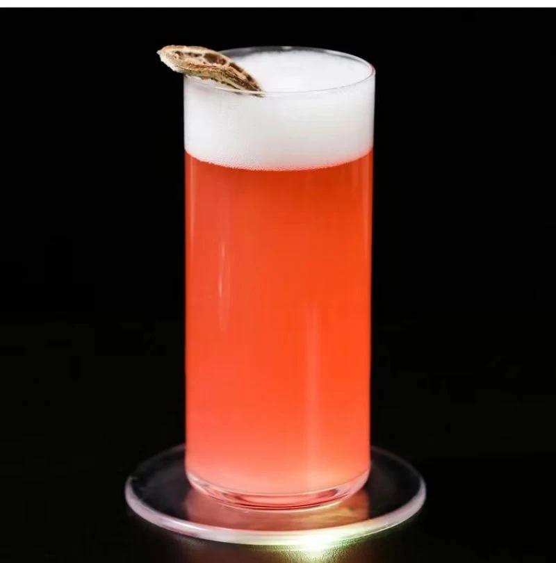 Crystal Ultra-Thin LED Light Cup Glass Coaster