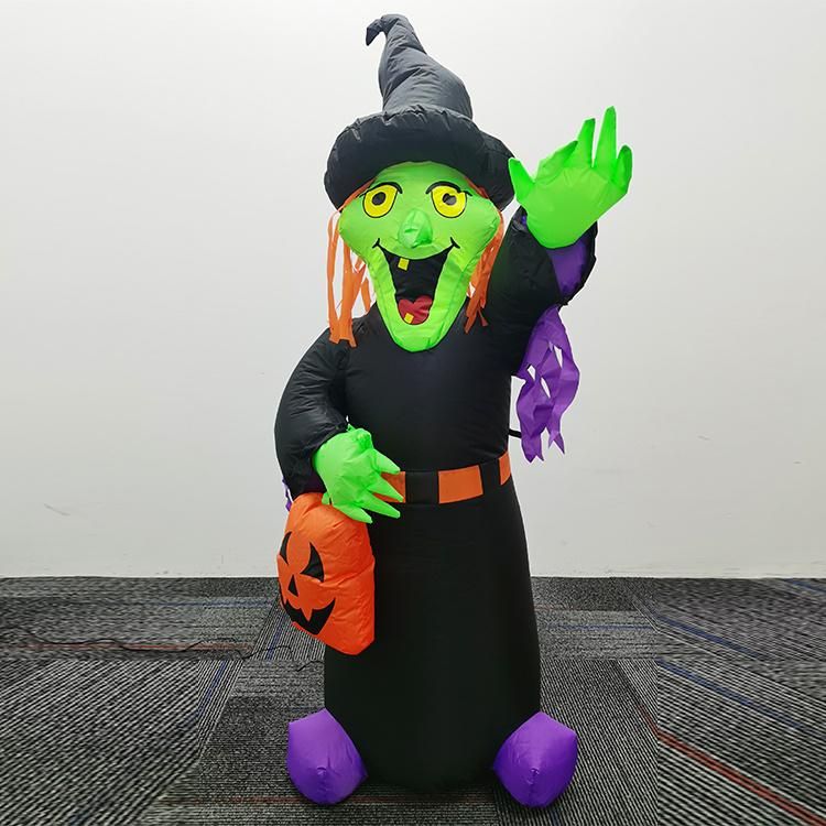 Halloween Witch Halloween Inflatable Outdoor Halloween Decorations Outdoor