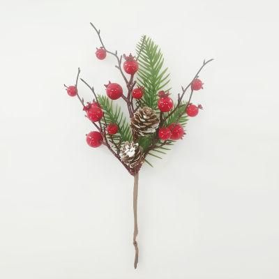 Christmas Tree Decoration Single Rose Flower