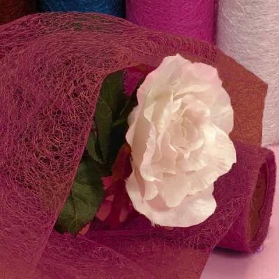 USA Popular Fine Random Flower Packaging Mesh