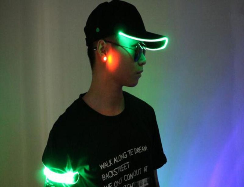 LED Light up Hat Bling Baseball LED Cap