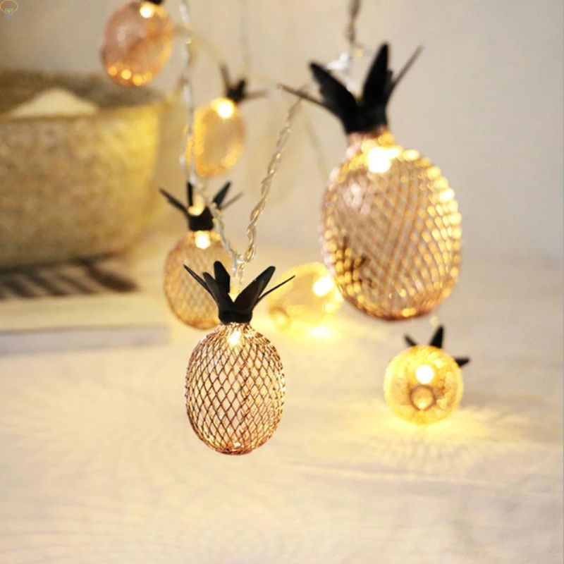 LED Pineapple String Lights Fairy Lamp for Party Decoration