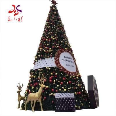 Factory Custom Large LED Lighted Christmas Tree Arboles De Navidad