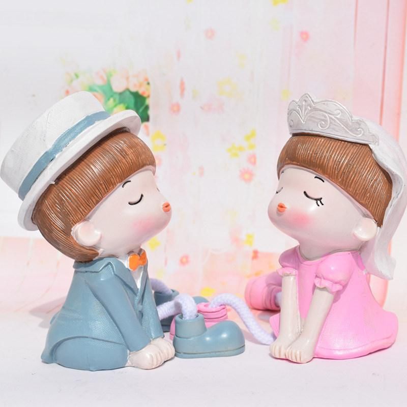 Christmas Cartoon Desktop Ornaments Resin Ornaments Gifts Crafts Sling Dolls