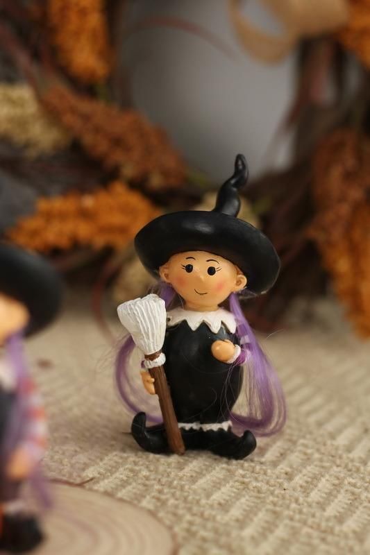 Halloween Decoration Party Accessories Girl Witch Halloween Girl Witch Table Decoration Halloween Decor