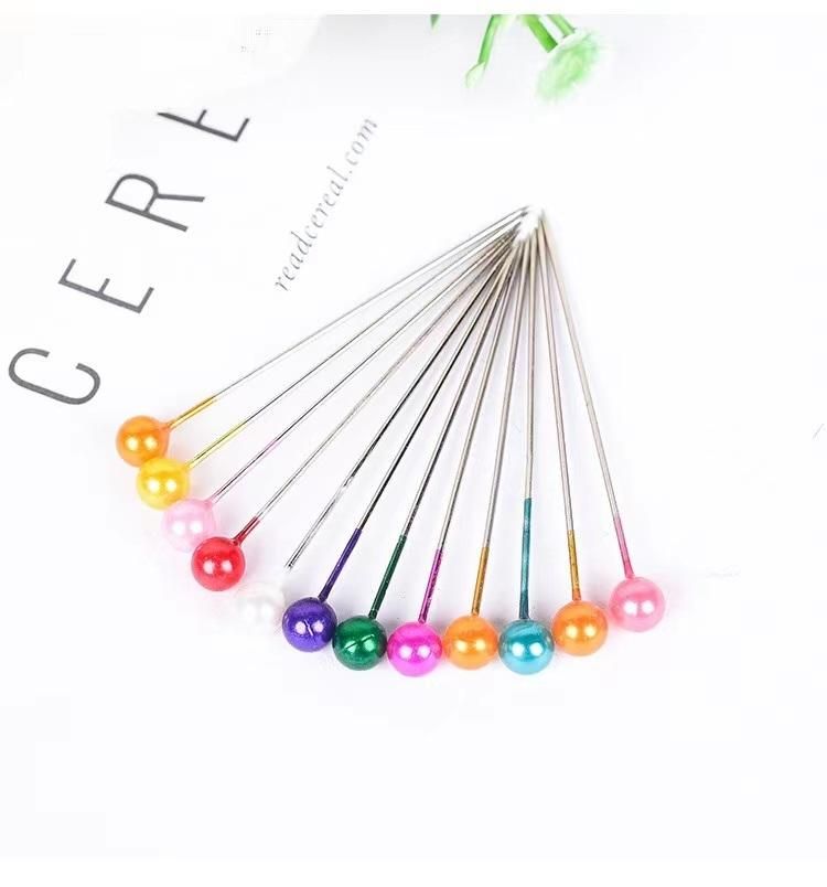 Pearl Head Wedding Craft Dressmaking Patchwork Straight Sewing Needle Pins