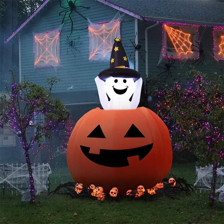Halloween Inflatable Outdoor Yard Decoration Halloween Pumpkin Inflatable for Sale
