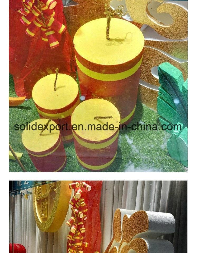 New Year Window Props Simulation Foam Firecrackers Shopping Mall Wedding Decoration