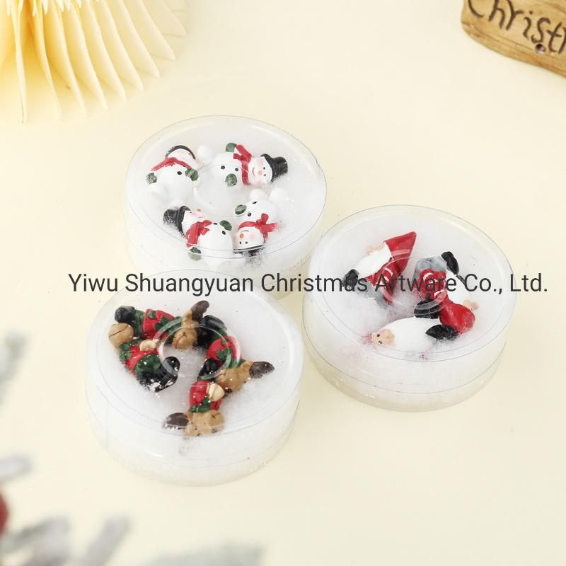 Hot Sale Resin Christmas Decoration Snowman Table Top Decoration Christmas Lovely Snowman