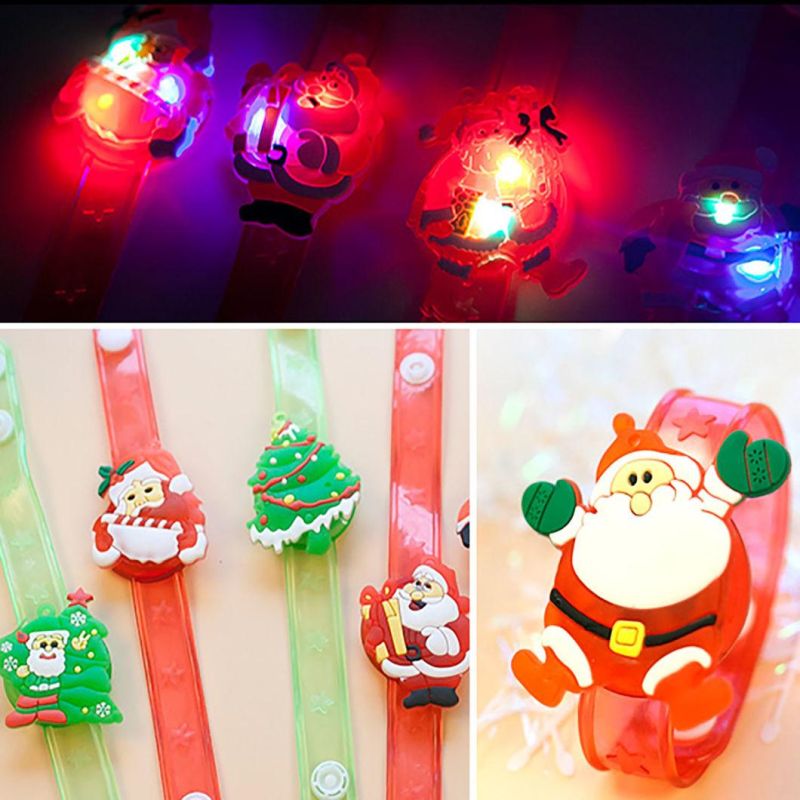 LED Luminous Watch Light up Bracelet Kids Christmas Decoration