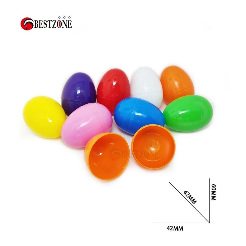 Solid Colorful Plastic Easter Eggs Capsules for Easter Gifts & Crafts