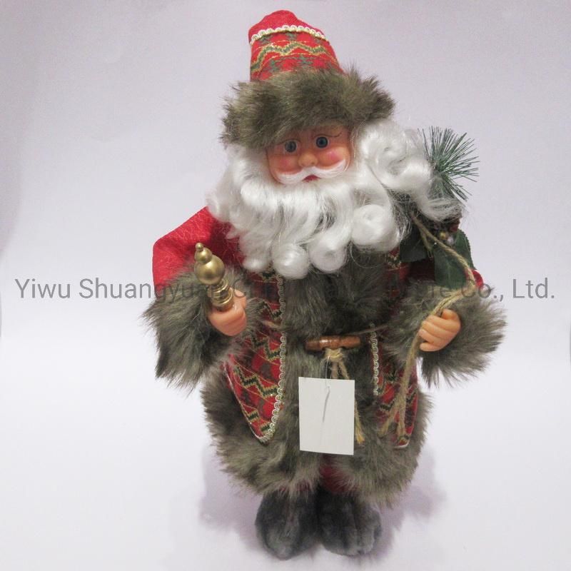 Exquisite Christmas Santa Claus Doll Toy Christmas for Home Xmas Happy New Year Gift
