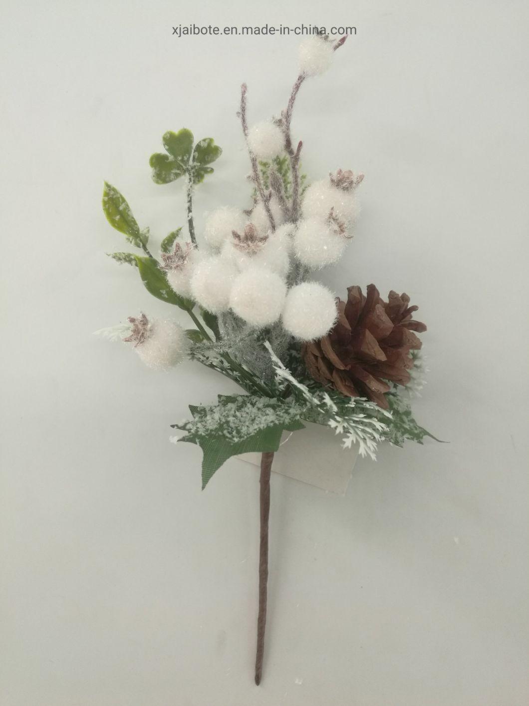 Christmas Pick White Berry for Xmas Holiday Decoration