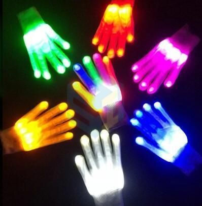 Party Promotional Colorful Flashing LED Gloves