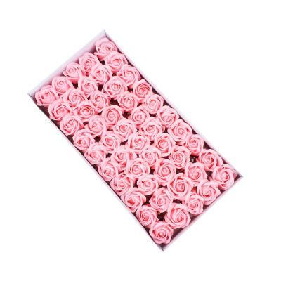 3layers Base 5cm Wide 50PCS Soap Roses Flowers Box