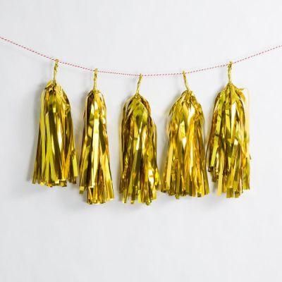 20PCS/Set Wedding Tissue Paper Tassel Garlands Birthday Party Hanging Decorations