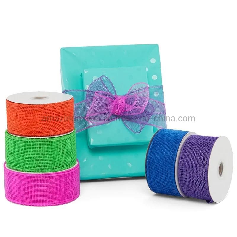 Standard 2.5′′ Deco Mesh Ribbon Netting for Gift Wrapping