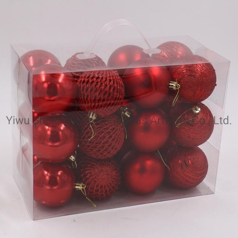 New Design Christmas Ball for Holiday Wedding Party Decoration Supplies Hook Ornament Craft Gifts