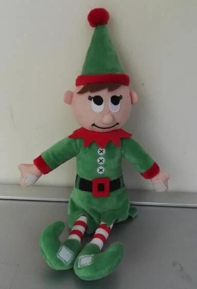 Custom Christmas Decoration Toy Plush Elf Toy