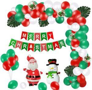 100PCS Amazon Hot Sale Christmas Balloon Set Christmas Party Balloons