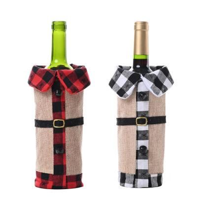 Christmas Wine Bottle Cover Bags Santa Wine Bottle Cover Gift Bag Christmas Dinner Party Xmas Table Decor Merry Christmas