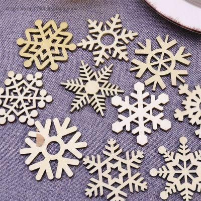 Wood Hanger Christmas Snowflakes Ornaments Christmas Tree Snowflakes Ornament