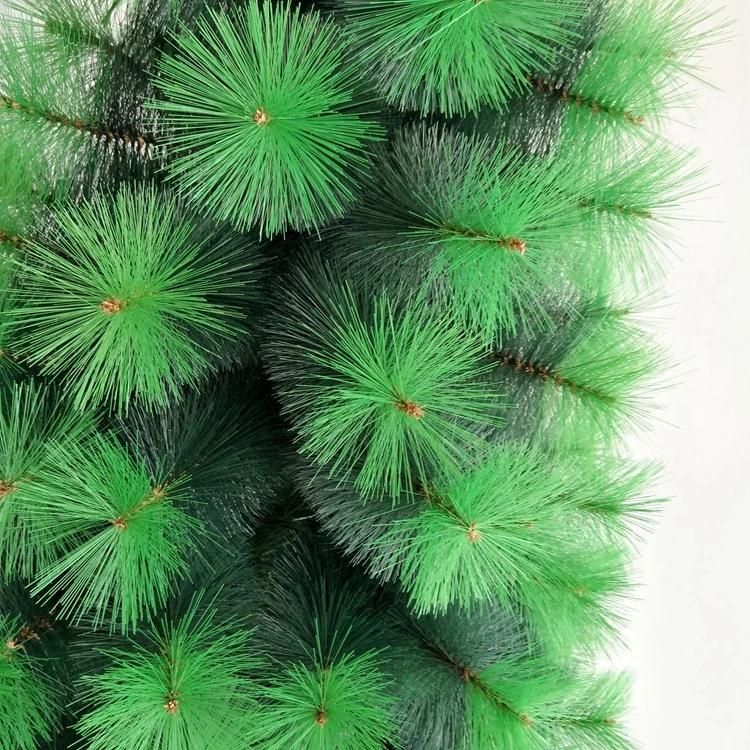 2m-5m Green PE PVC Hinged Christmas Tree Decoration with Snow Home Decoration Christmas Gift