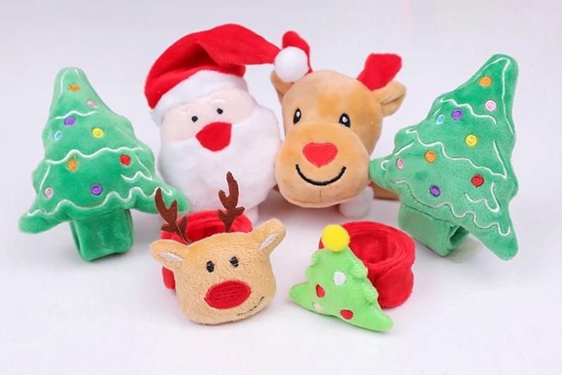 Christmas Decoration 24*3 Non Woven Alloy Clap Ring Children Slap Bracelet