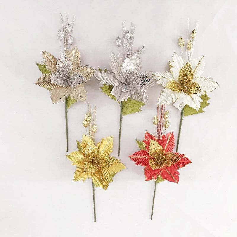 Christmas Tree Flower Decoration Accessories Flowers