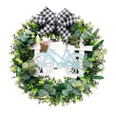 Eucalyptus Simulation Garland Easter Pastoral Home Decorations Window Door Hanging Pendant