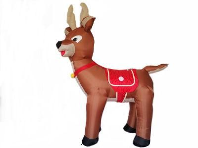 10FT Christmas Giant Reindeer Inflatable LED Outdoor Indoor Holiday Decorations