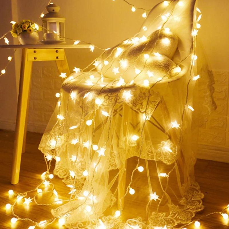 LED Color String Twinkle Star String LED Decoration