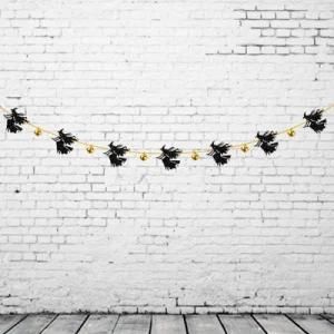 Witch Bells Felt Hanging Flag Halloween Party Decorations