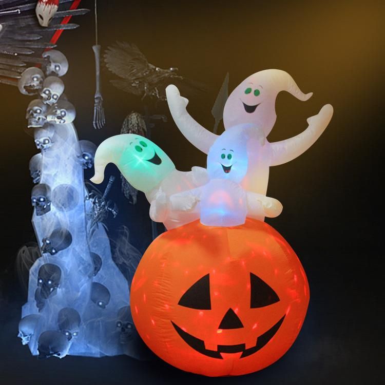Custom Halloween Inflatable Decoration Halloween Inflatable Outdoor Pumpkin with Ghosts