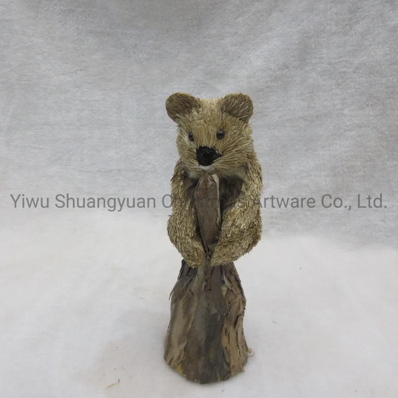 Christmas Foam Straw Koala Decor for Holiday Wedding Party Decoration Supplies Hook Ornament Craft Gifts