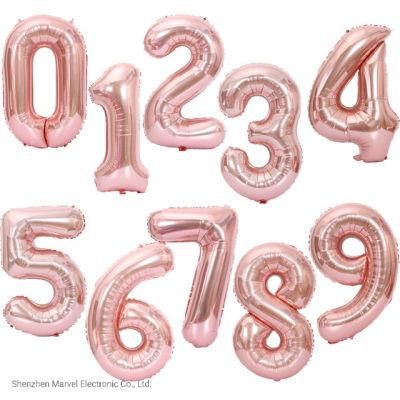 40inch Big Foil Birthday Party Supplies Number Balloons Home Decoration