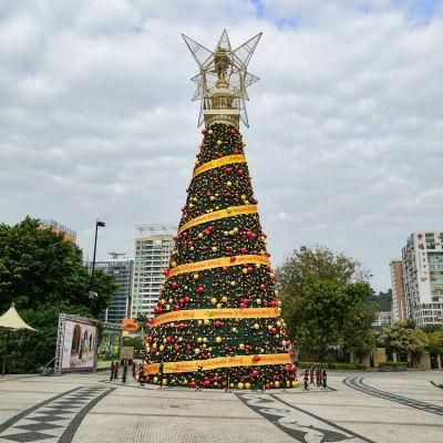 OEM Customized Outdoor Plaza Park Giant Christmas Trees Large